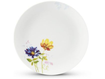 Talíř dezertní, český porcelán, 21 cm, Leander