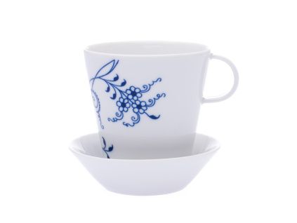 Bohemia Cobalt, šálek a podšálek čajový, 200 ml, porcelán, Dubí