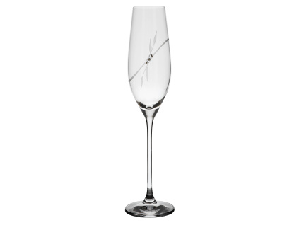 Sklenice na sekt, Celebration, 210 ml, Crystal Elements, 2 ks