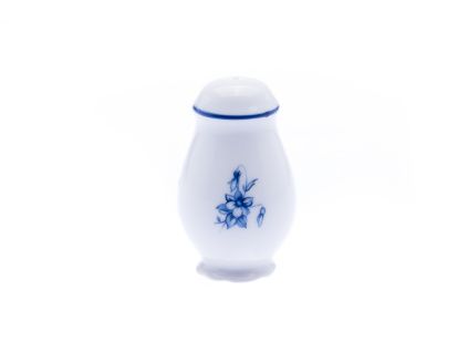 Rose, slánka uzavřená, porcelán, modré růže, Thun
