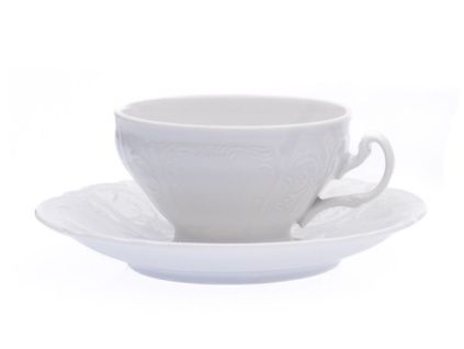 Šálek s podšálkem, český porcelán, Bernadotte, 205 ml, Thun