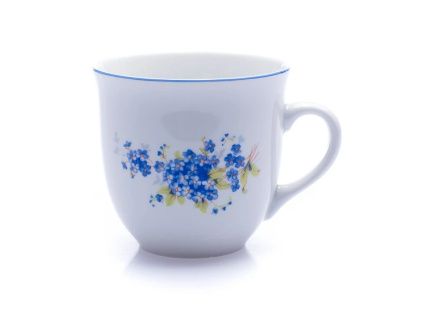 Hrnek Mirek, pomněnky, 0,4 l, Český porcelán Dubí