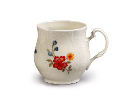 Bernadotte, hrnek Jonáš, 310 ml, slonová kost, květiny, Thun