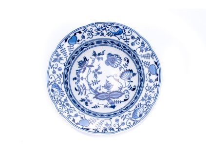 Talíř hluboký, 23 cm, Mary–Anne, cibulák, porcelán, Leander