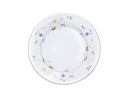 Talíř mělký, 25 cm, luční kvítí, český porcelán, Thun