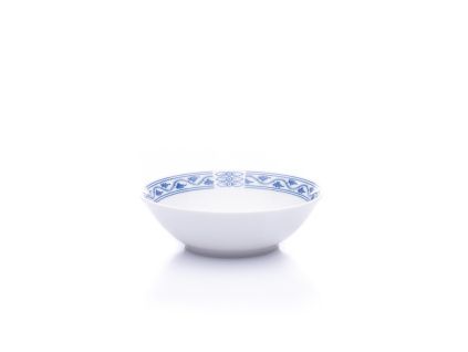 Miska kompotová, 13 cm, cibulák, český porcelán, Thun 1794