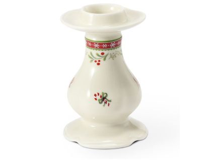 Svícen, 10 cm, perníčky, vánoční porcelán, Leander