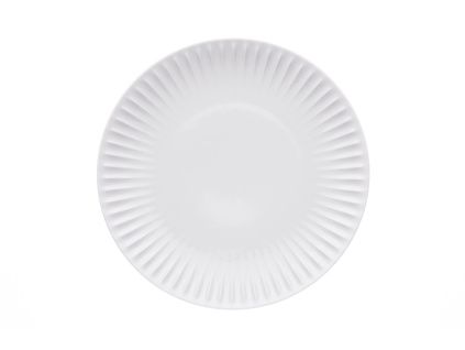 Mísa mělká, 30 cm, bílá, Ribby, český porcelán, G. Benedikt