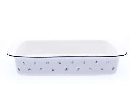 Mísa zapékací obdelníková, 38 cm, modrá Valbella, česky porcelán, G. Benedikt
