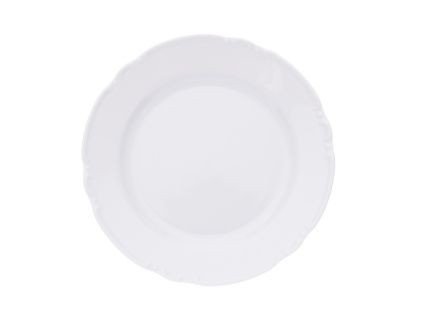 Talíř dezertní, bílý, 19 cm, český porcelán, Constance, Thun
