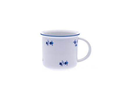 Hrnek Tina, 250 ml, modrá házenka, Český porcelán Dubí
