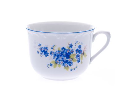 Hrnek R, 270 ml, pomněnky, Český porcelán