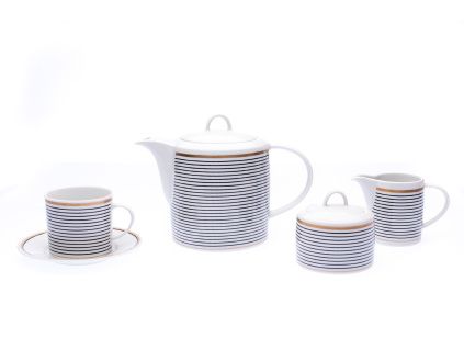 Čajová/ kávová souprava, Elegance B, porcelán, Thun, 15 d.