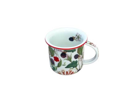Hrnek Tina, 100 ml, šípek a ostružina, porcelán Dubí