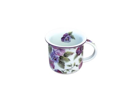 Hrnek Tina, 100 ml, maceška, Český porcelán Dubí