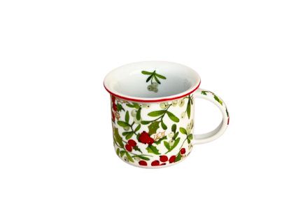 Hrnek Tina, 100 ml, jmelí a cesmína, porcelán Dubí