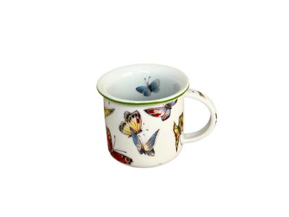 Hrnek Tina, 100 ml, motýli, Český porcelán Dubí
