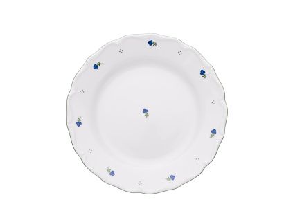 Talíř mělký, kytičky, Verona, 25 cm, porcelán G. Benedikt
