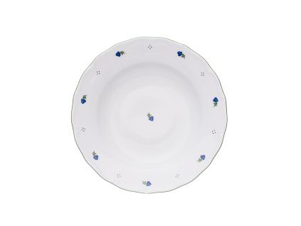 Talíř hluboký, kytičky, Verona, 24 cm, porcelán G. Benedikt