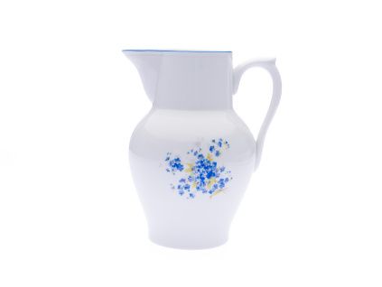 Džbán vysoký, 0,90 l, pomněnky, Český porcelán Dubí