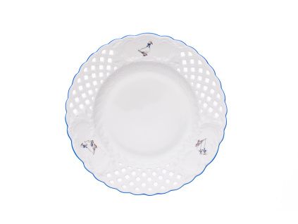 Mísa kulatá prolamovaná, 18 cm, husy, porcelán Dubí