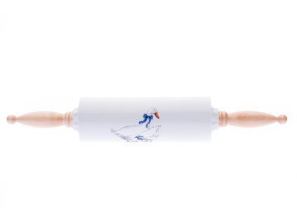 Váleček na nudle, 45 cm, husy, Český porcelán