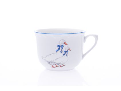Hrnek R, 270 ml, husy, Český porcelán Dubí