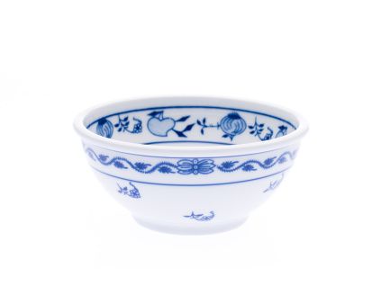Miska hladká na polévku, 19,5 cm, cibulák, porcelán Dubí