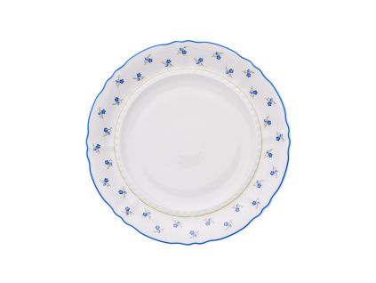 Mísa kulatá mělká, 32 cm, Sonáta, pomněnky, porcelán Leander