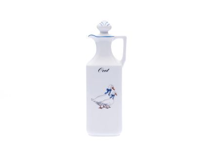 Porcelánová karafa ocet, husy, 0,7 l, Český porcelán
