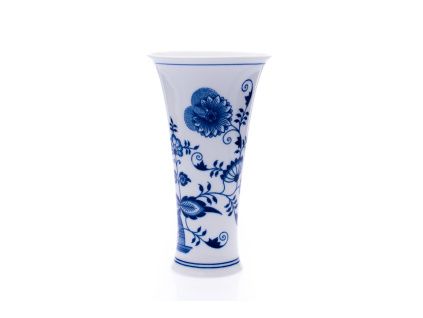 Váza na gladioly, 24,5cm, cibulák, Český porcelán