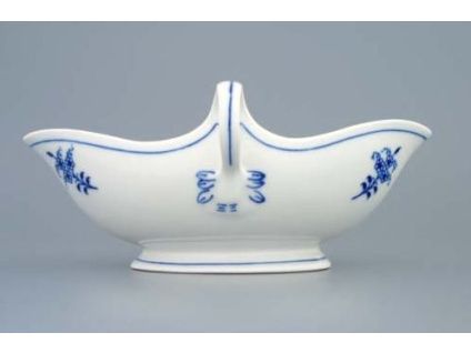 Omáčník oválný bez podstavce  0,55 l,  cibulák, Český porcelán