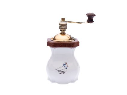 Mlýnek na koření, 15 cm, husy, Český porcelán