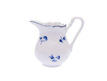 Mlékovka, 160 ml, modrá házenka, Český porcelán Dubí