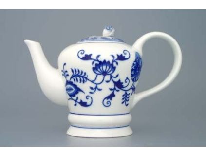 Konvice čajová FM s víčkem  0,35 l, cibulák, Český porcelán