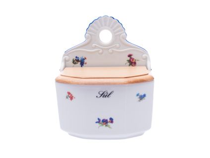 Dóza závěsná Sůl, 700 ml, rakouská házenka, Český porcelán