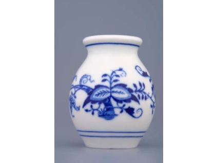 Váza 7 cm, cibulák, Český porcelán