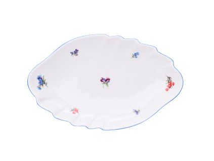 Mísa dvojlist, 24 cm, rakouská házenka, Český porcelán
