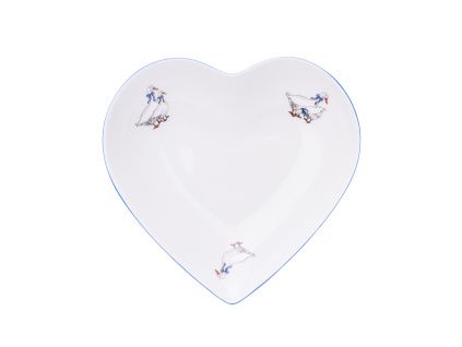 Miska srdce, 16 x 15,5 cm, husy, Český porcelán