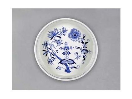 Mísa zapékací kulatá velká  4,6 cm, cibulák, Český porcelán