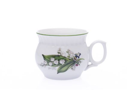 Hrnek Darume, 0,29 l, Český porcelán, konvalinka