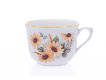 Hrnek R, 270 ml, rudbégie, Český porcelán