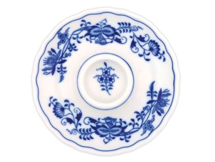 Kalíšek na vejce nízký 13 cm, cibulák, Český porcelán