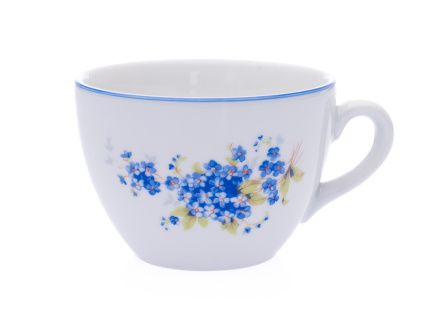 Hrnek Milada, Český porcelán, 380 ml, pomněnky