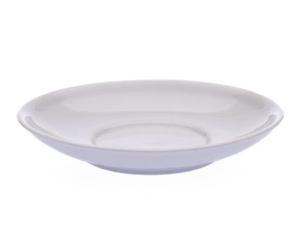 Podšálek, 15 cm, Český porcelán Dubí, bílý