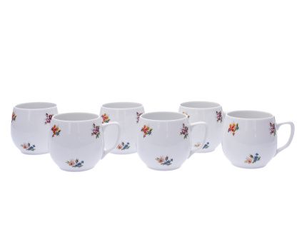 Sada hrnků Baňák, 300 ml, házenka II, Český porcelán, 6 ks