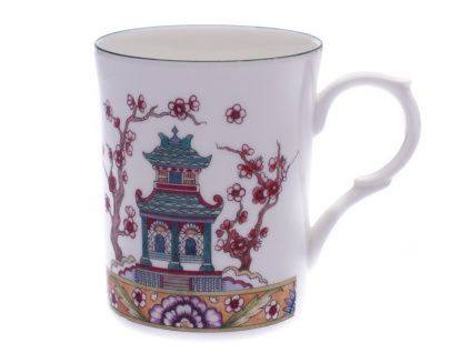 Hrnek, malovaný dům, 250 ml, porcelán