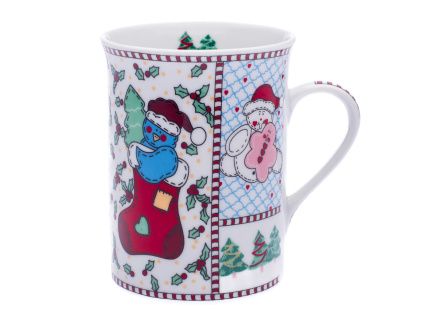 Hrnek, vánoční motiv, 300 ml, porcelán
