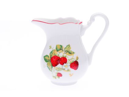 Mlékovka, 250 ml, jahody, Český porcelán Dubí