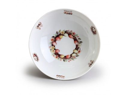 Miska kompotová, 17 cm, malované Velikonoce, porcelán Thun